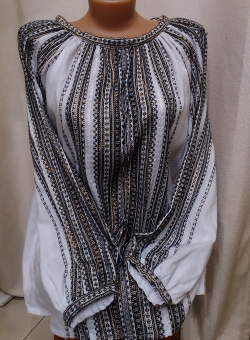 Блузка ткана на верстаті сіра